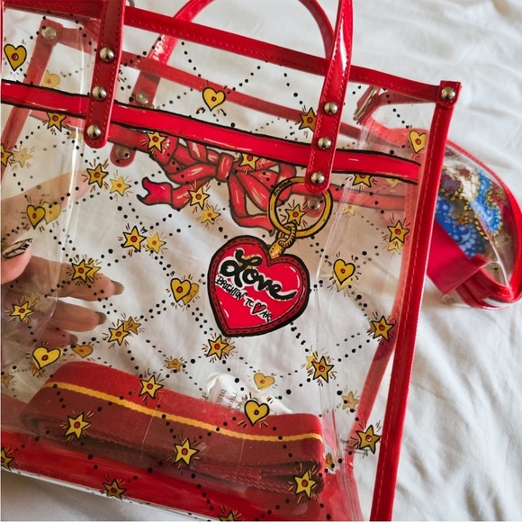 Brighton Tom Clancy Celebrate Tote Pouch Set NWOT - Picture 2 of 10